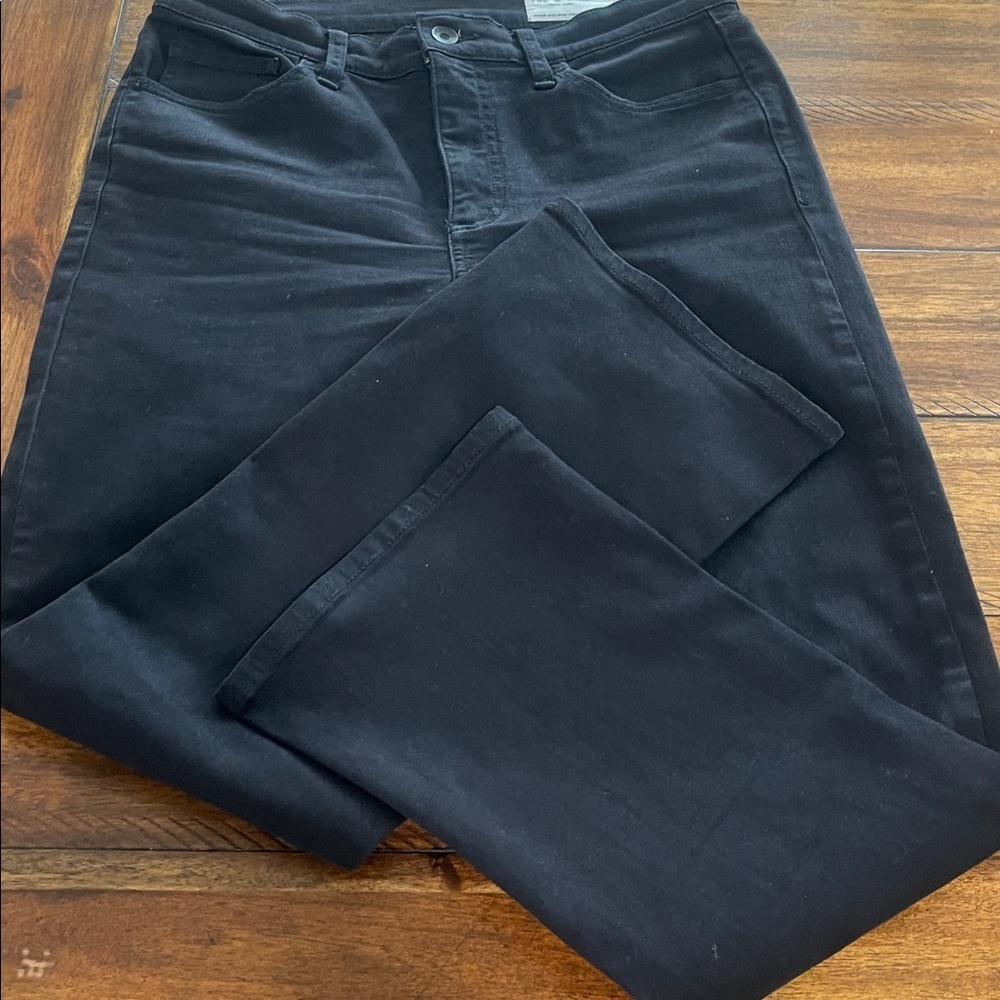 rag & bone Piper mid rise  Crop Bootcut Jeans Black size 28 - Picture 8 of 15